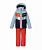 Костюм горнолыжный детский PHENIX ESB232P84 HONDA Junior Racing Two-piece